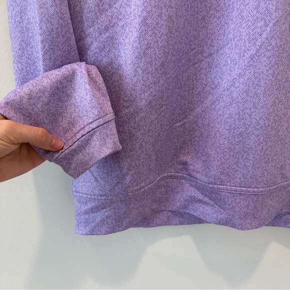 Peter Millar Men’s Quarterzip QZip Quarter Zip Jacket Sweater Sweatshirt Purple - Picture 6 of 9